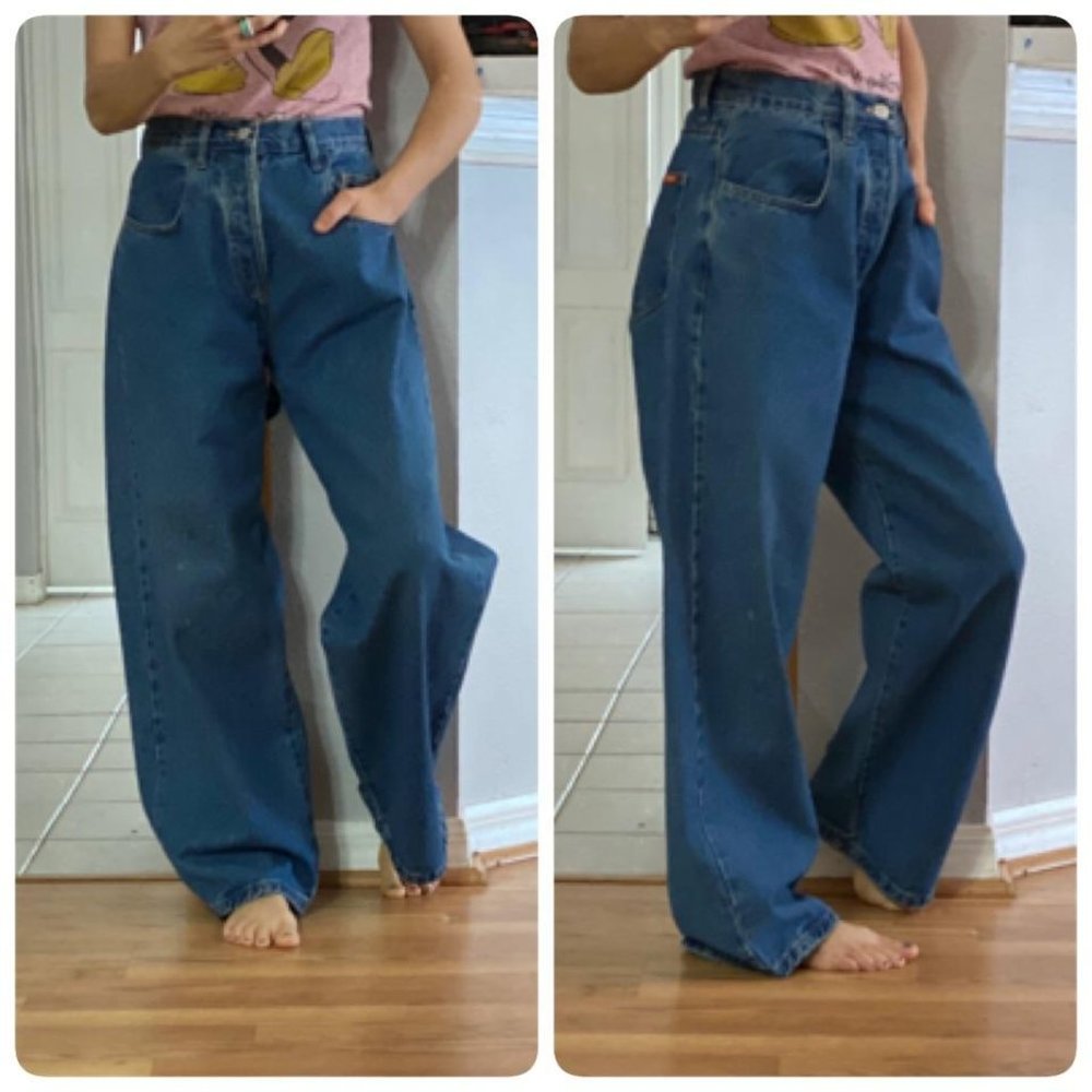 Vintage Jordache High Rise Wide Leg Jean